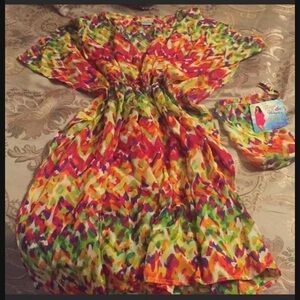 Rays & Waves Swim cover Sise One Size Fits Most